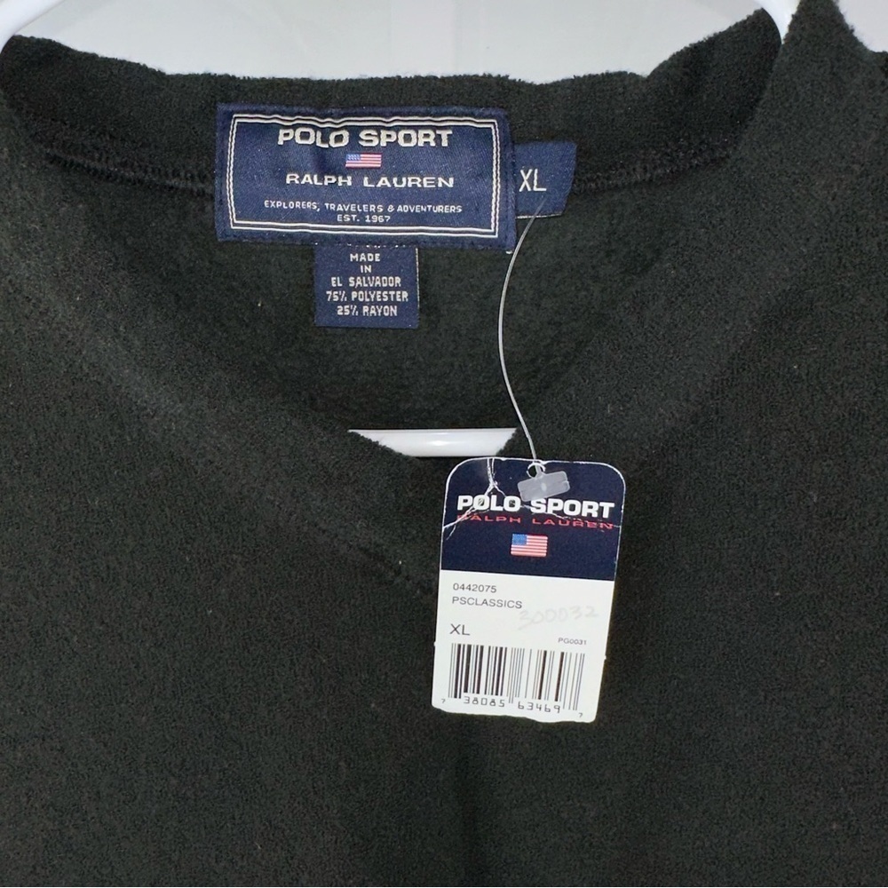 Polo Sport Ralph Lauren Sweater Mens XL Vintage Dark Green NWT - Picture 4 of 4